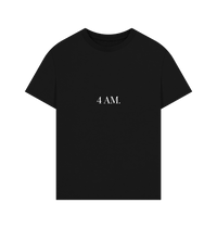 Black Printed T-shirt Front