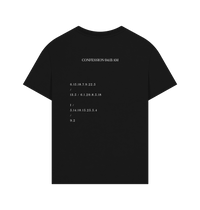 Black Printed T-shirt Back