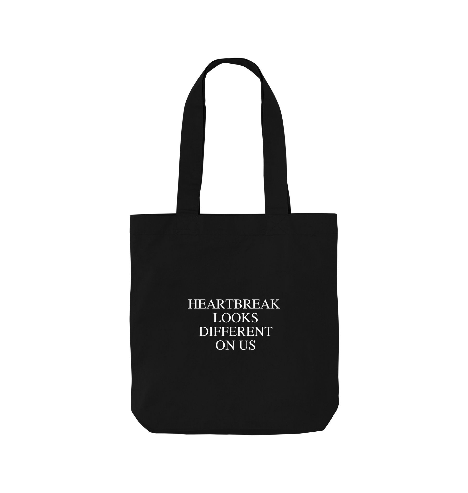 Black Printed Bag Back