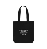 Black Printed Bag Back