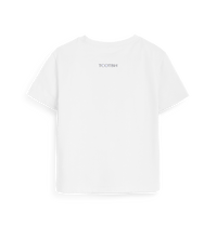 White Printed T-shirt Back