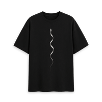 Black Printed T-shirt Front