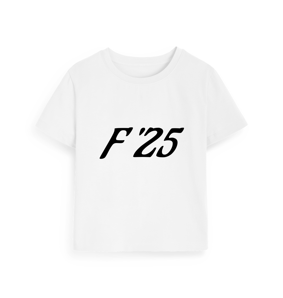 White Printed T-shirt Front