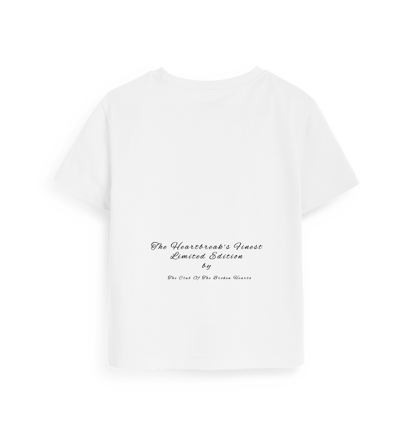 White Printed T-shirt Back