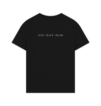Black Printed T-shirt Back
