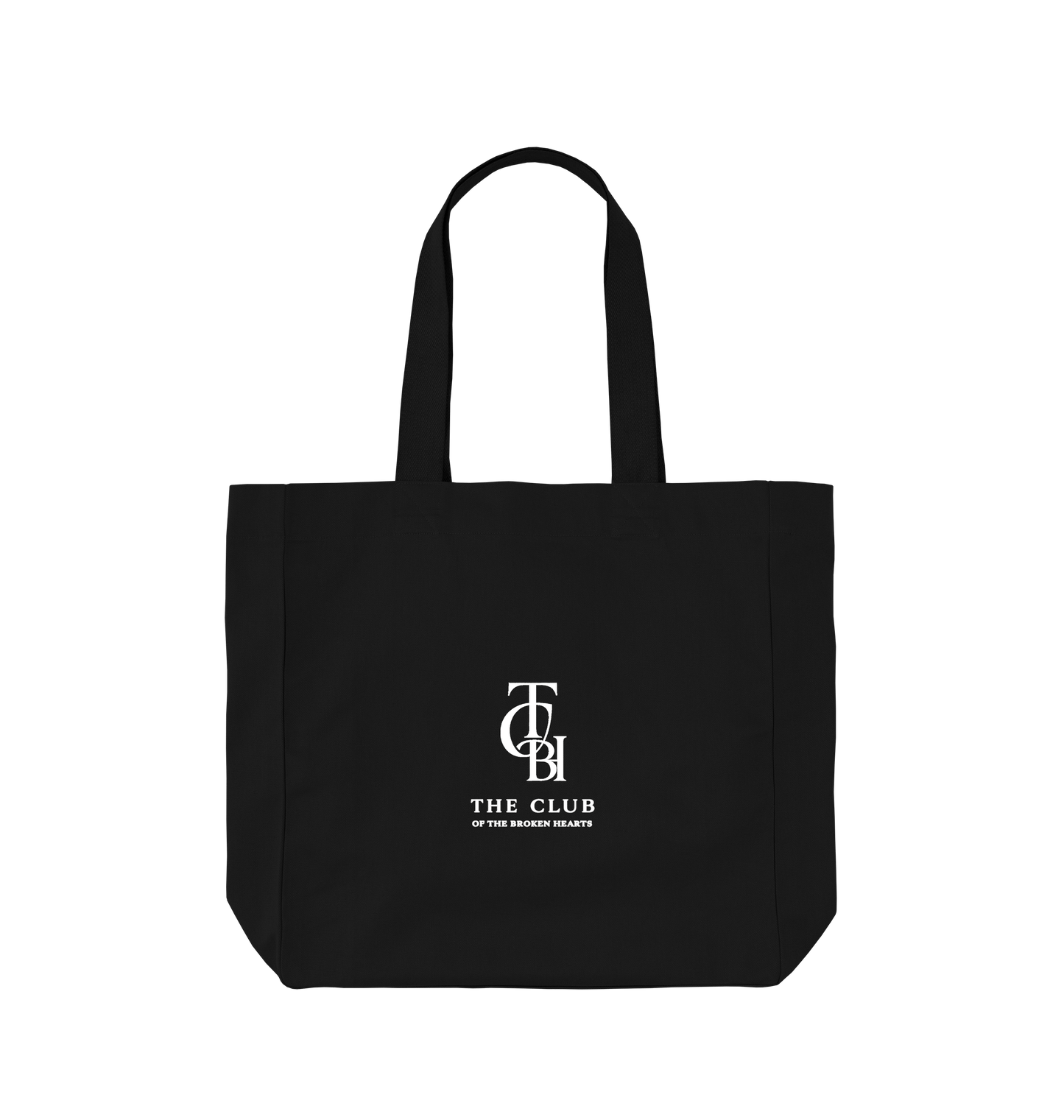 Black Printed Bag Front