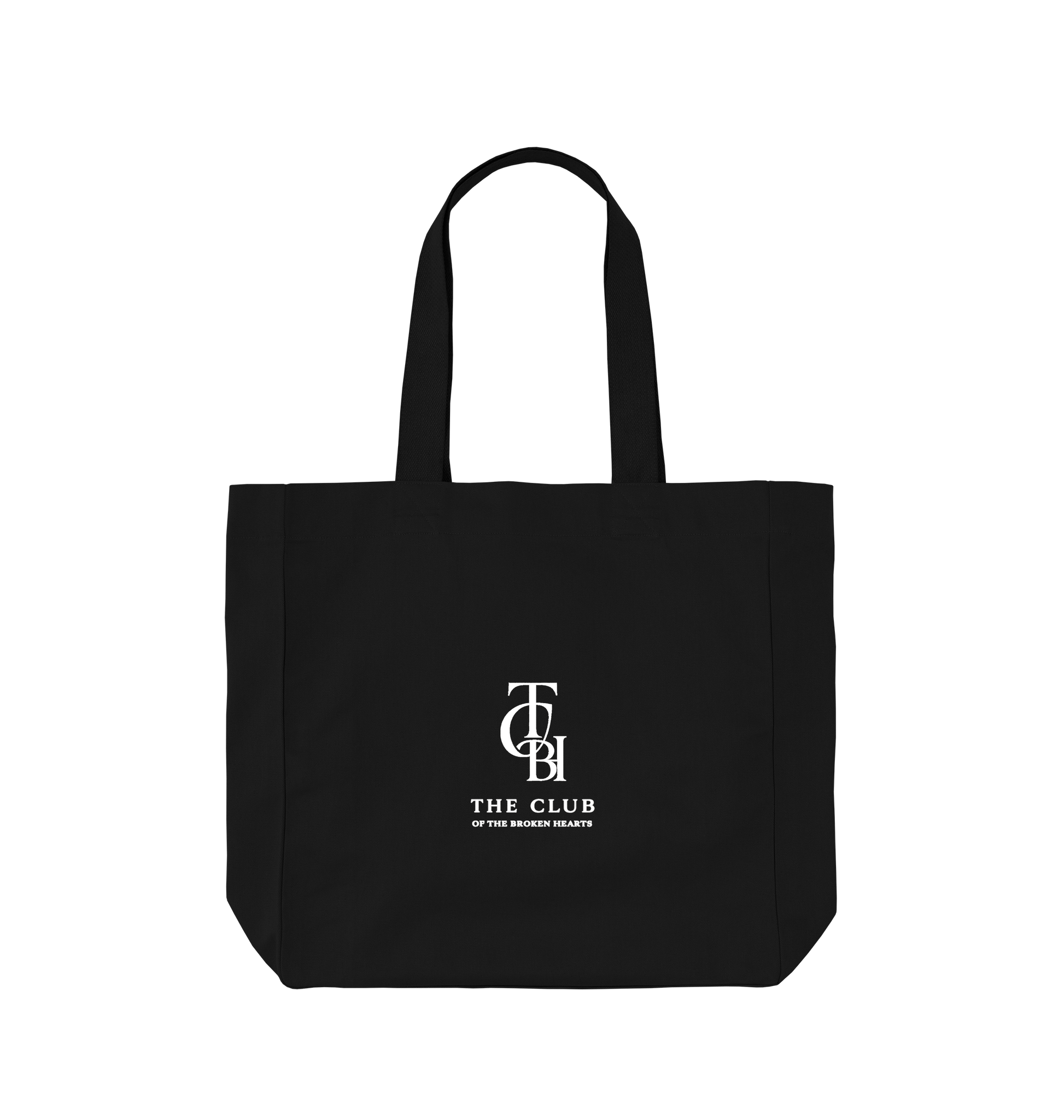 Black Printed Bag Front