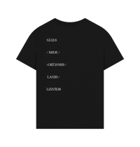 Black Printed T-shirt Back