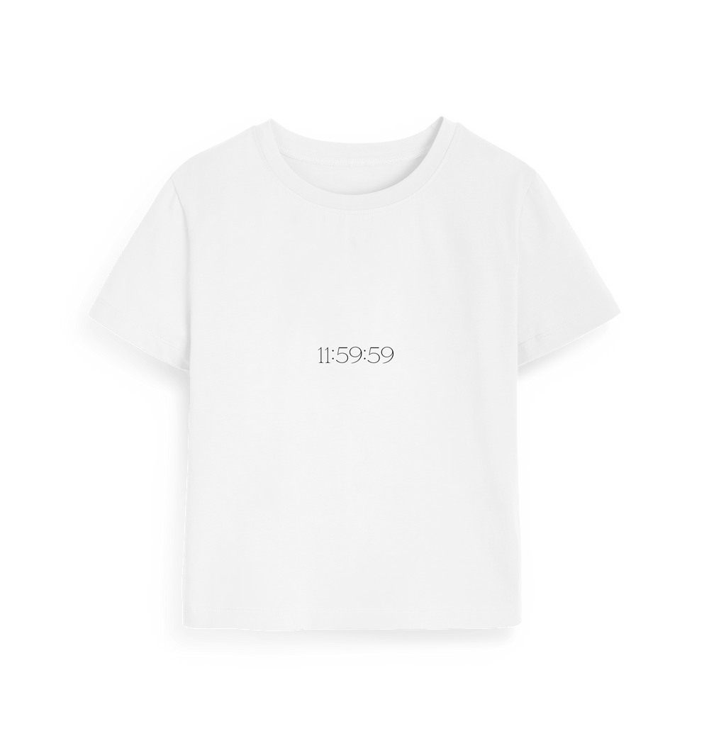 White Printed T-shirt Front