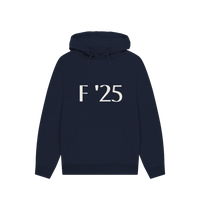 Navy Printed Hoody Front