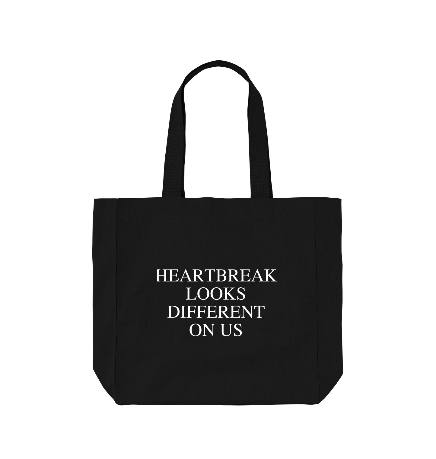 Black Printed Bag Back