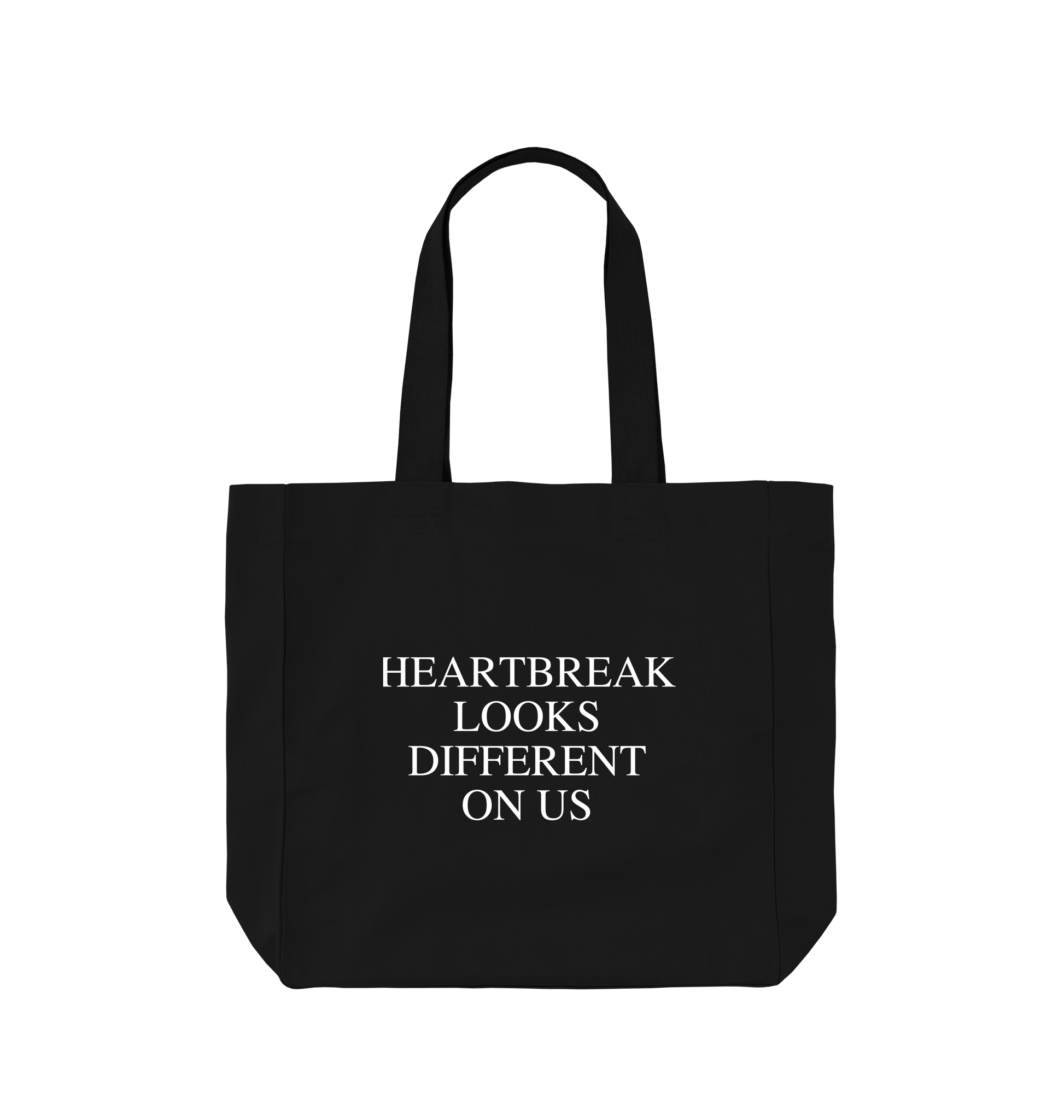Black Printed Bag Back