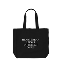 Black Printed Bag Back