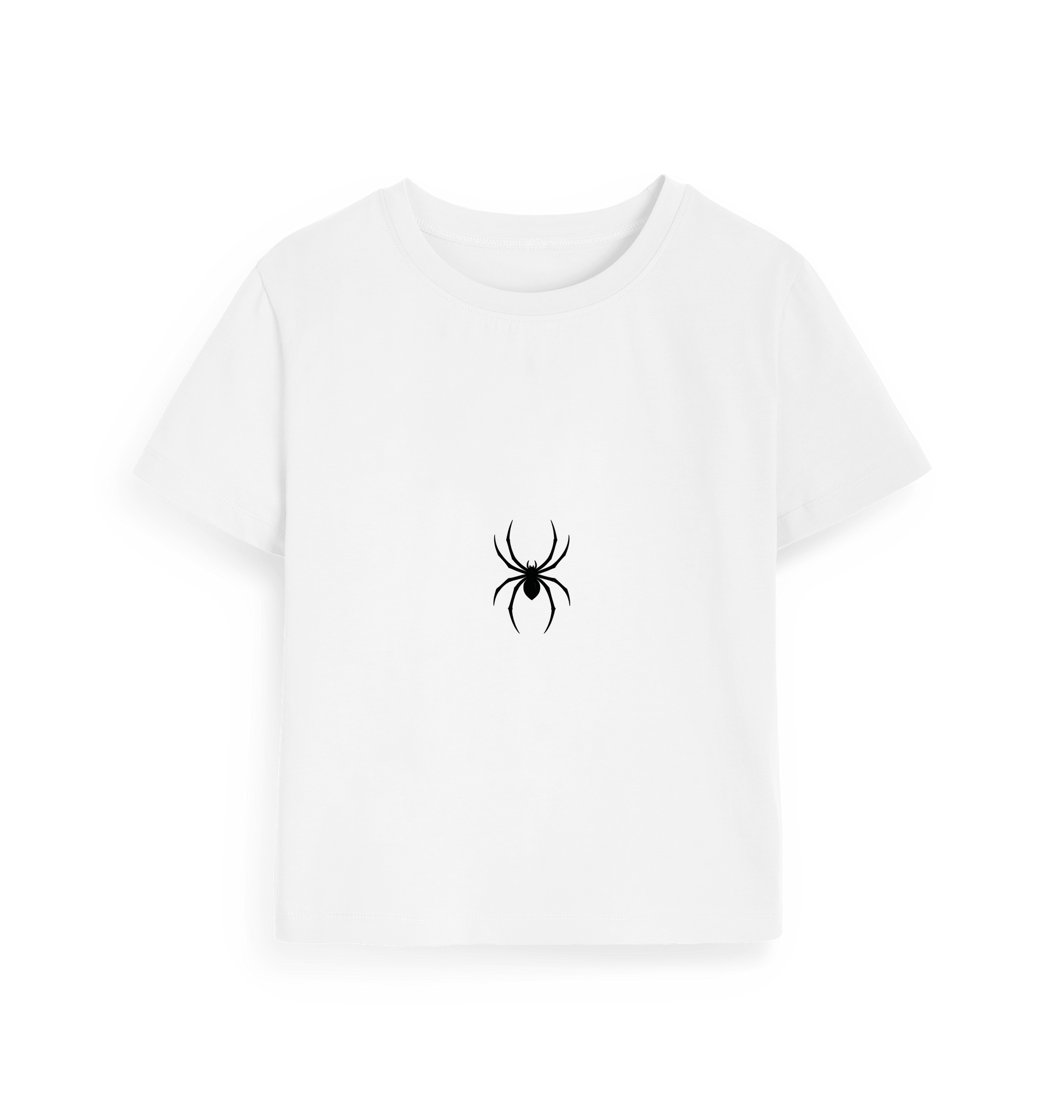 White Printed T-shirt Front