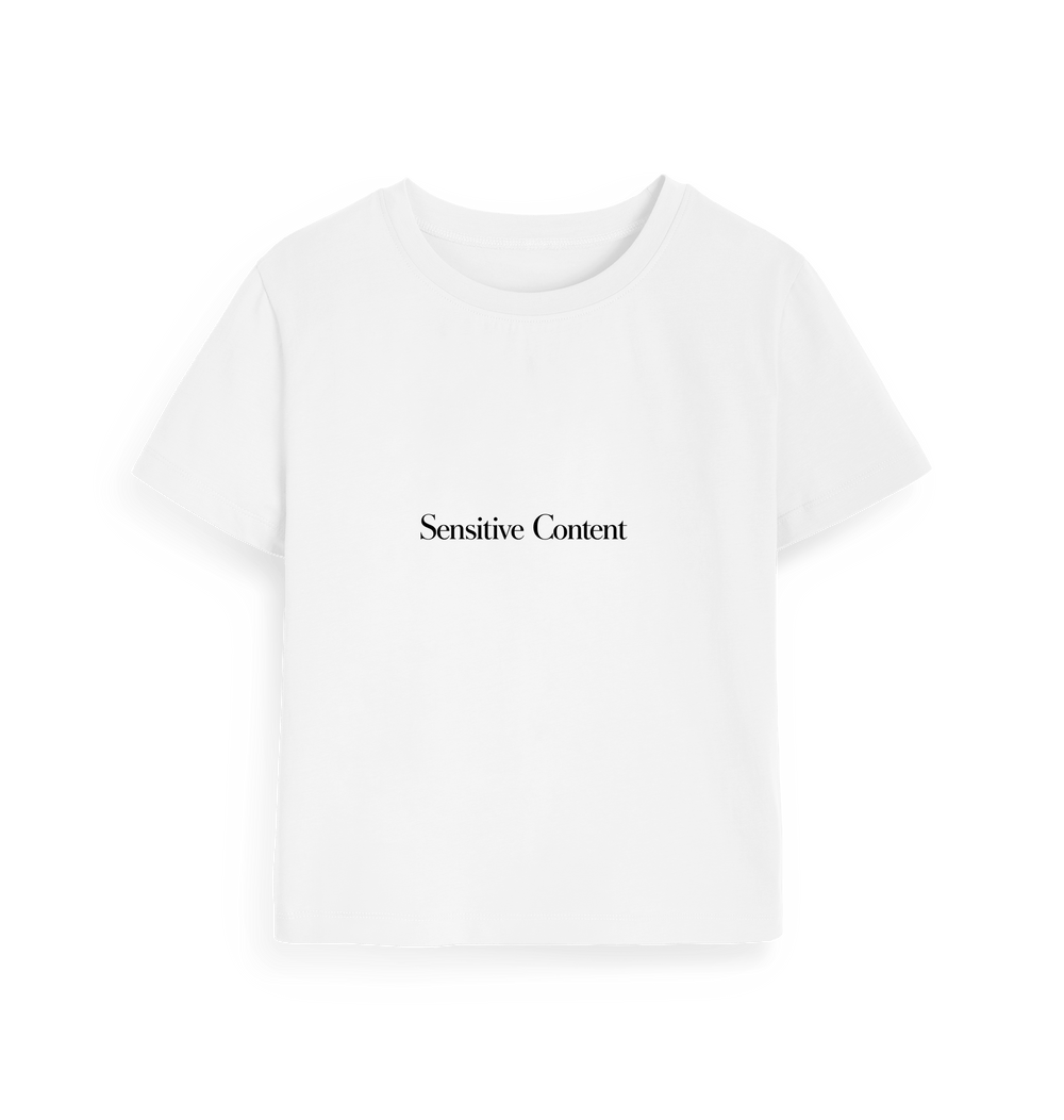 White Printed T-shirt Front