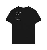 Black Printed T-shirt Back