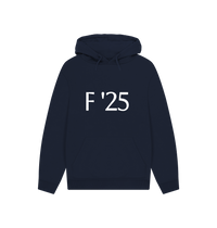 Navy Printed Hoody Front