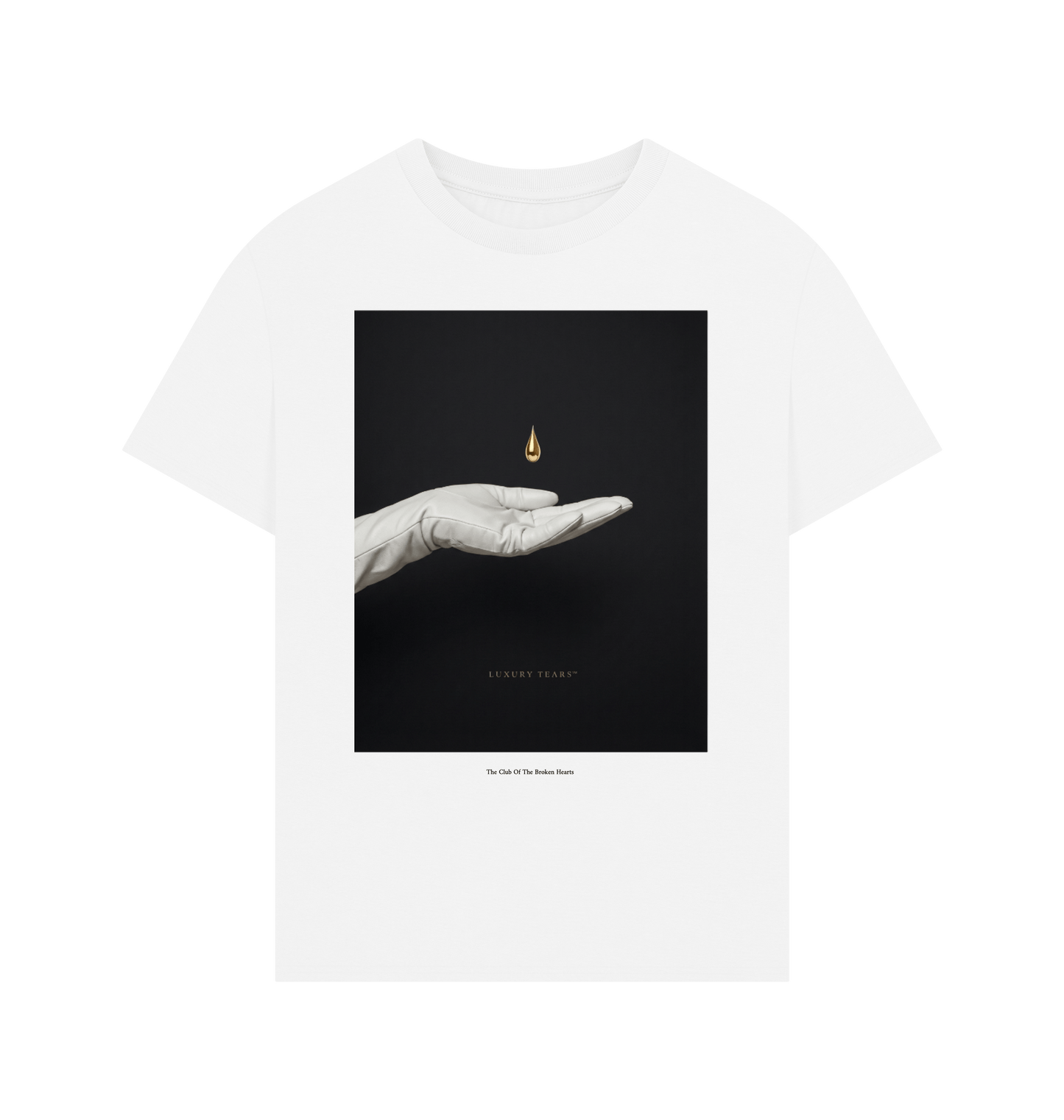 White Printed T-shirt Front