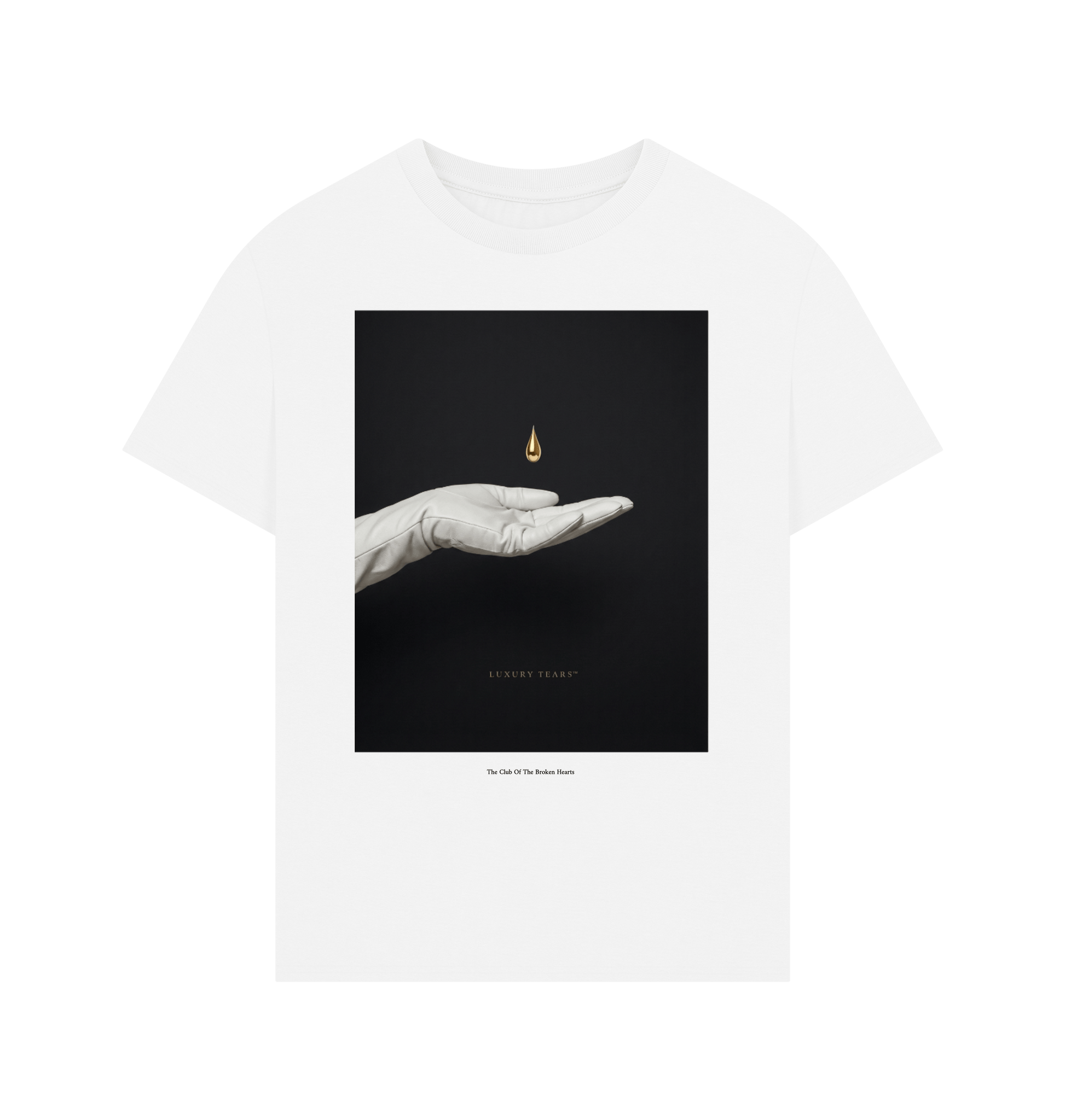 White Printed T-shirt Front