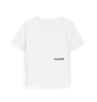White Printed T-shirt Back