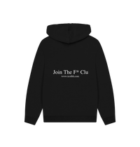 Black Printed Hoody Back