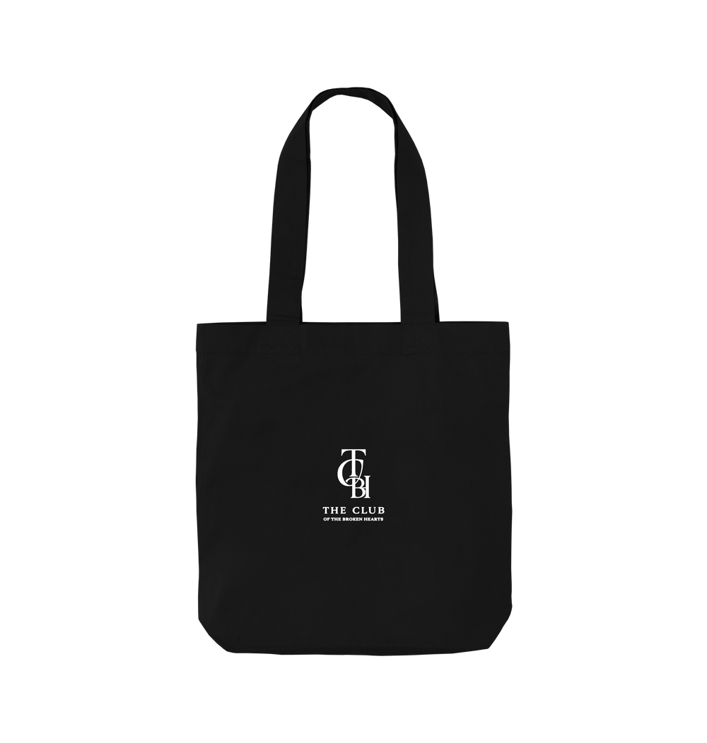 Black Printed Bag Front