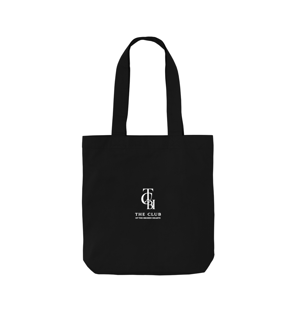 Black Printed Bag Front