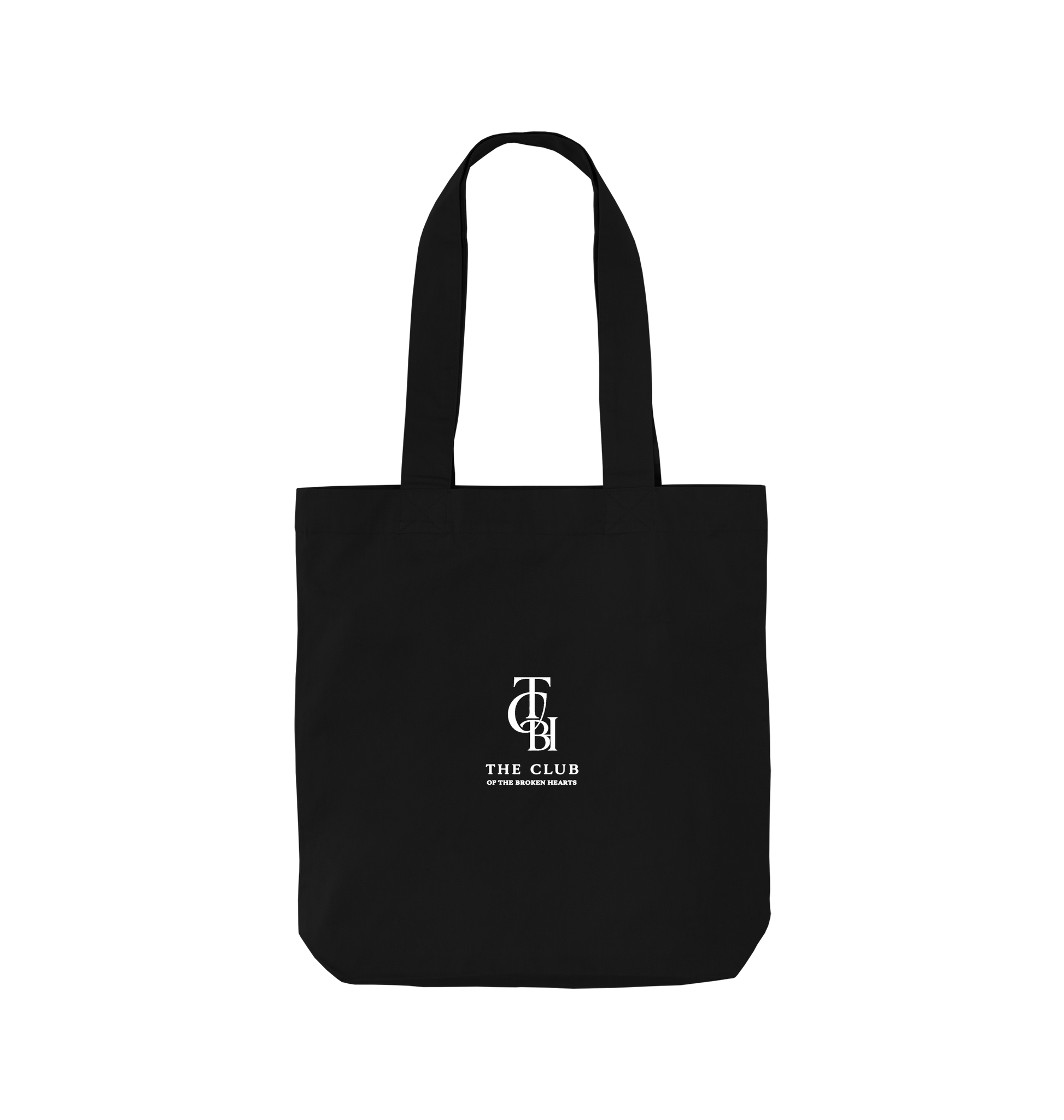 Black Printed Bag Front