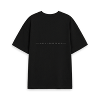 Black Printed T-shirt Back